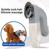 Portable Pet Hair Suction Massage Cleaner